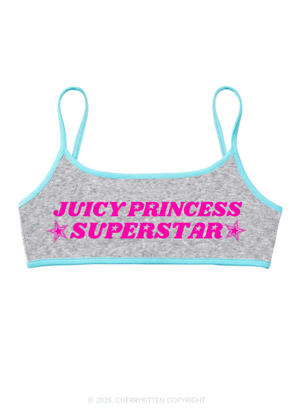 Juicy Princess Superstar Y2K Super Crop Cami Cherrykitten