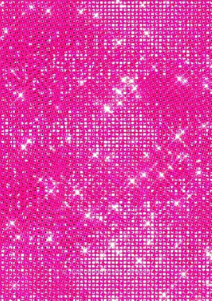 Shiny Pink Y2K Print Cami Shorts Pajama Set Cherrykitten