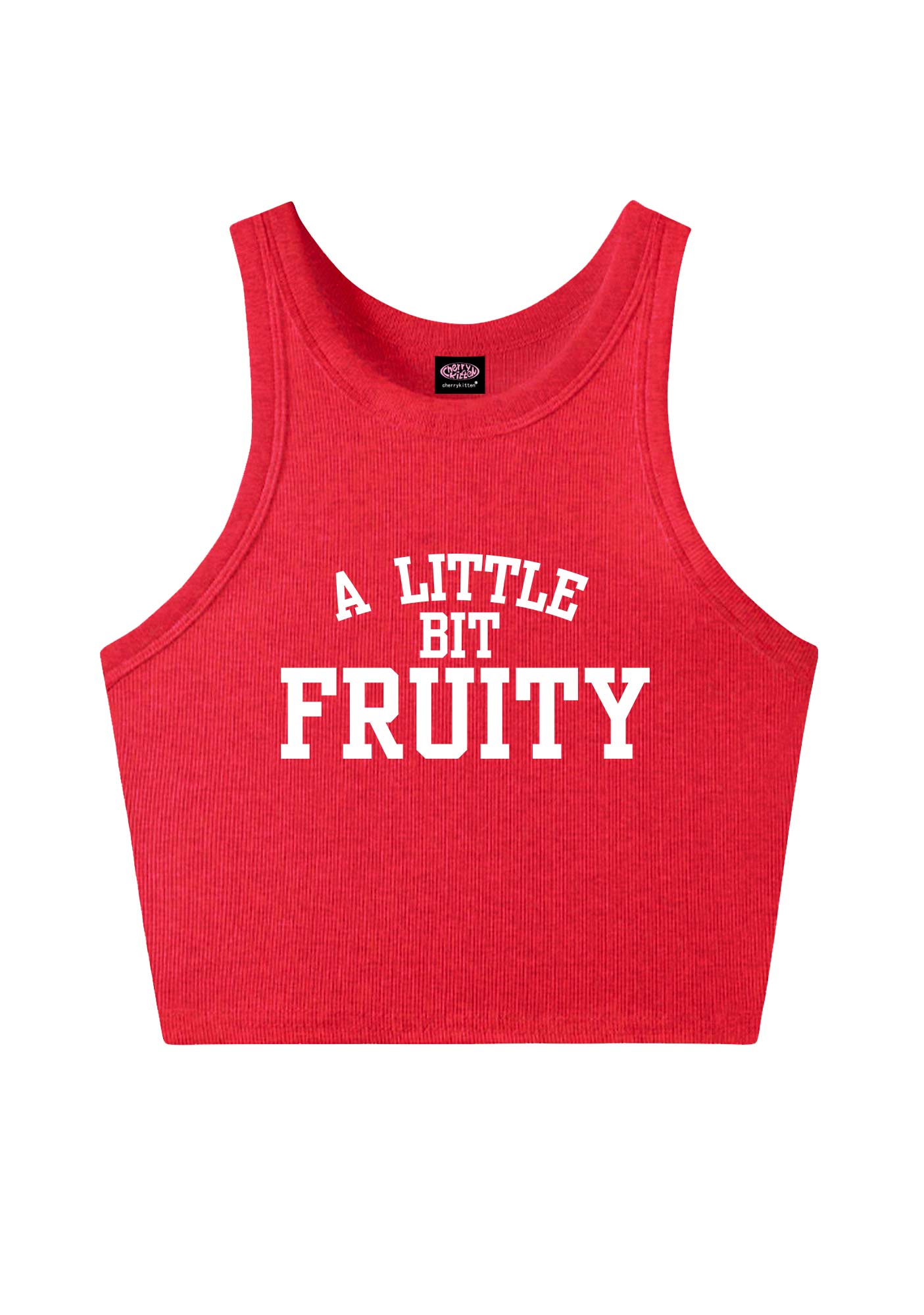A Little Bit Fruity Pride Y2K Crop Tank Top Cherrykitten