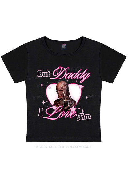 Daddy I Love VN Y2K Baby Tee Cherrykitten