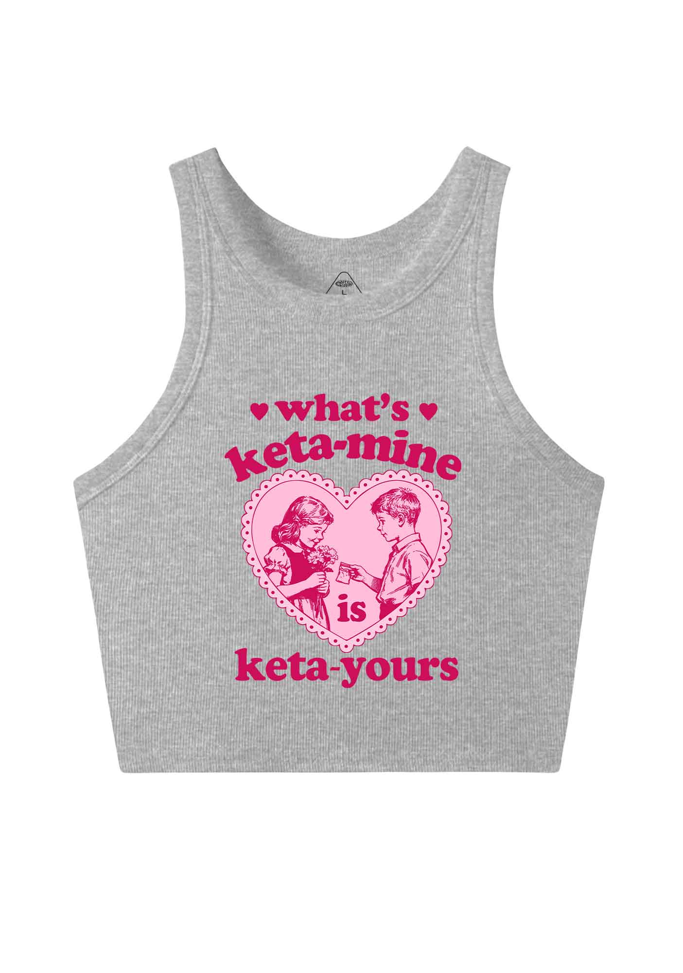 Whats Kxxamine Y2K Crop Tank Top Cherrykitten