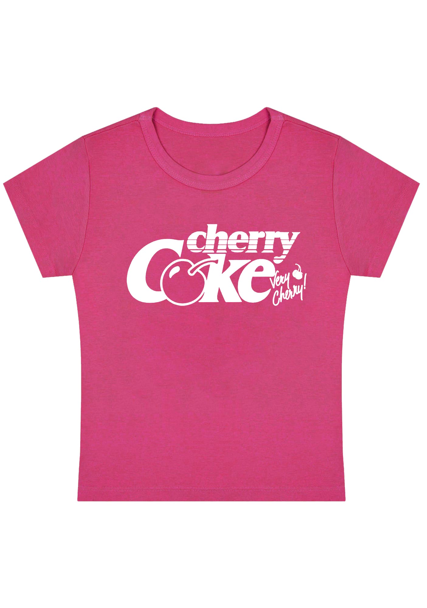 Curvy Very Cherry Coke Baby Tee