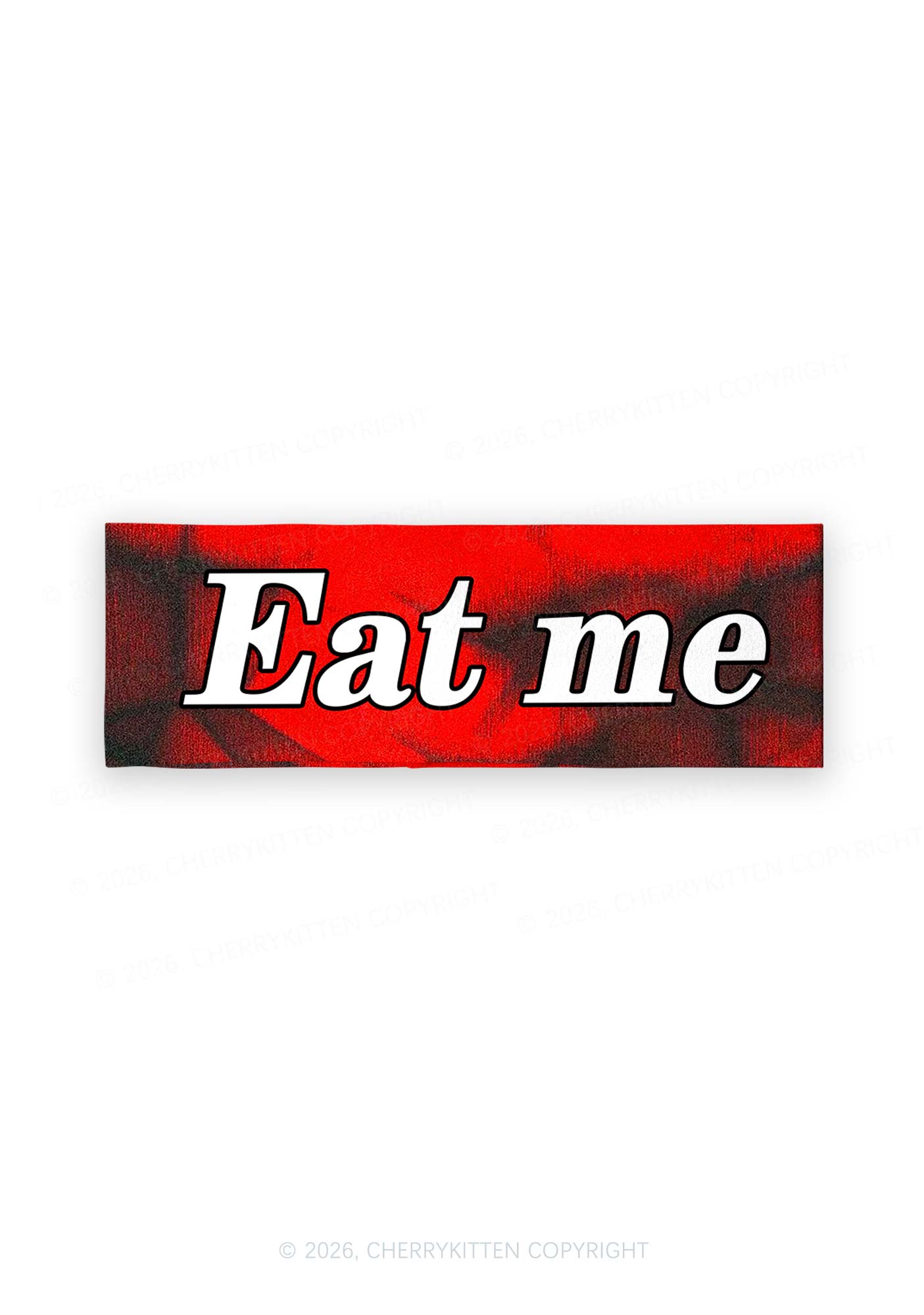 Eat Me Y2K Print Headband Cherrykitten