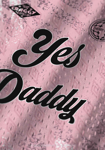 Custom Pink Yes Daddy Y2K Sport Jersey Tank Cherrykitten