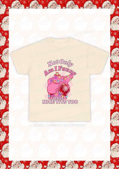 I Have Nice Dots Too Christmas Y2K Chunky Shirt Cherrykitten