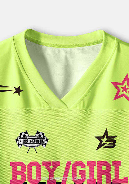 Boy Or Girl Pride Y2K Crop Sport Jersey Shirts Cherrykitten