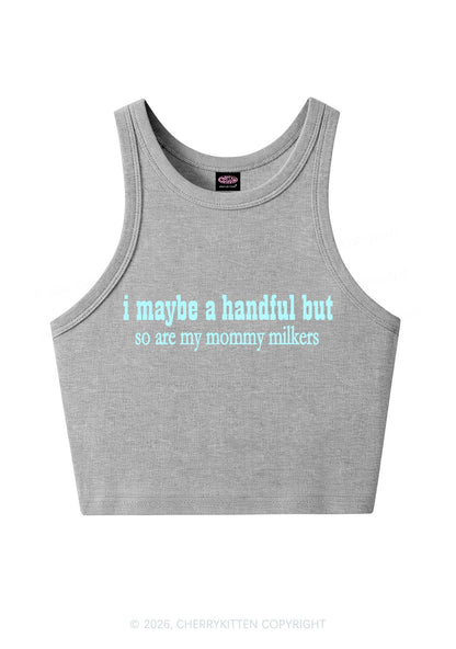 Handful Mommy Milkers Y2K Crop Tank Top Cherrykitten