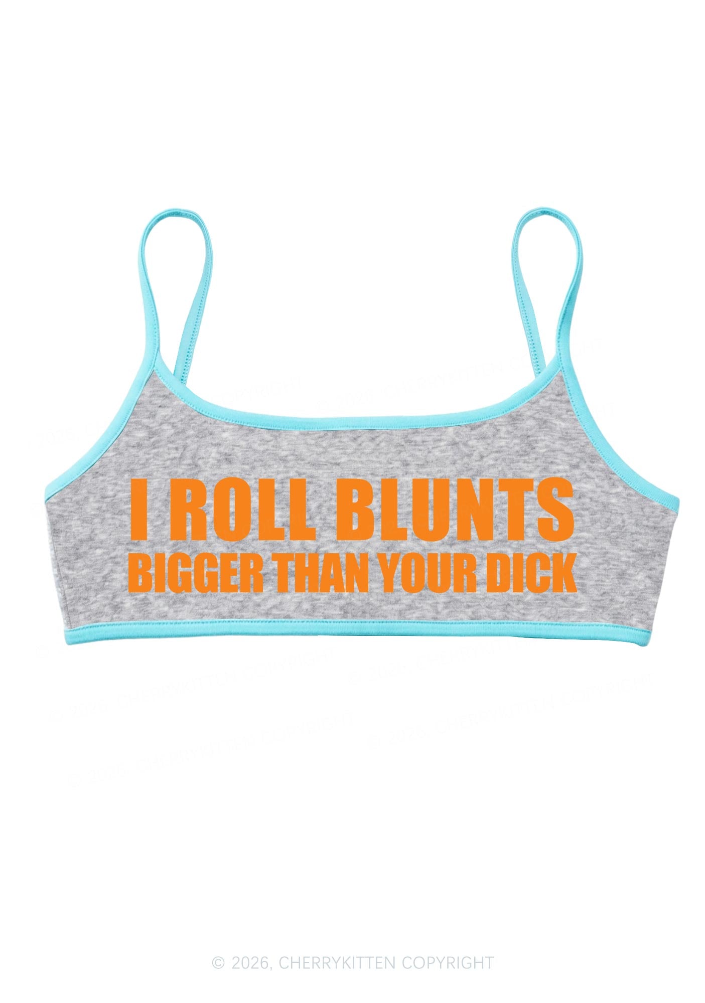 I Roll Blunts Y2K Super Crop Cami Cherrykitten