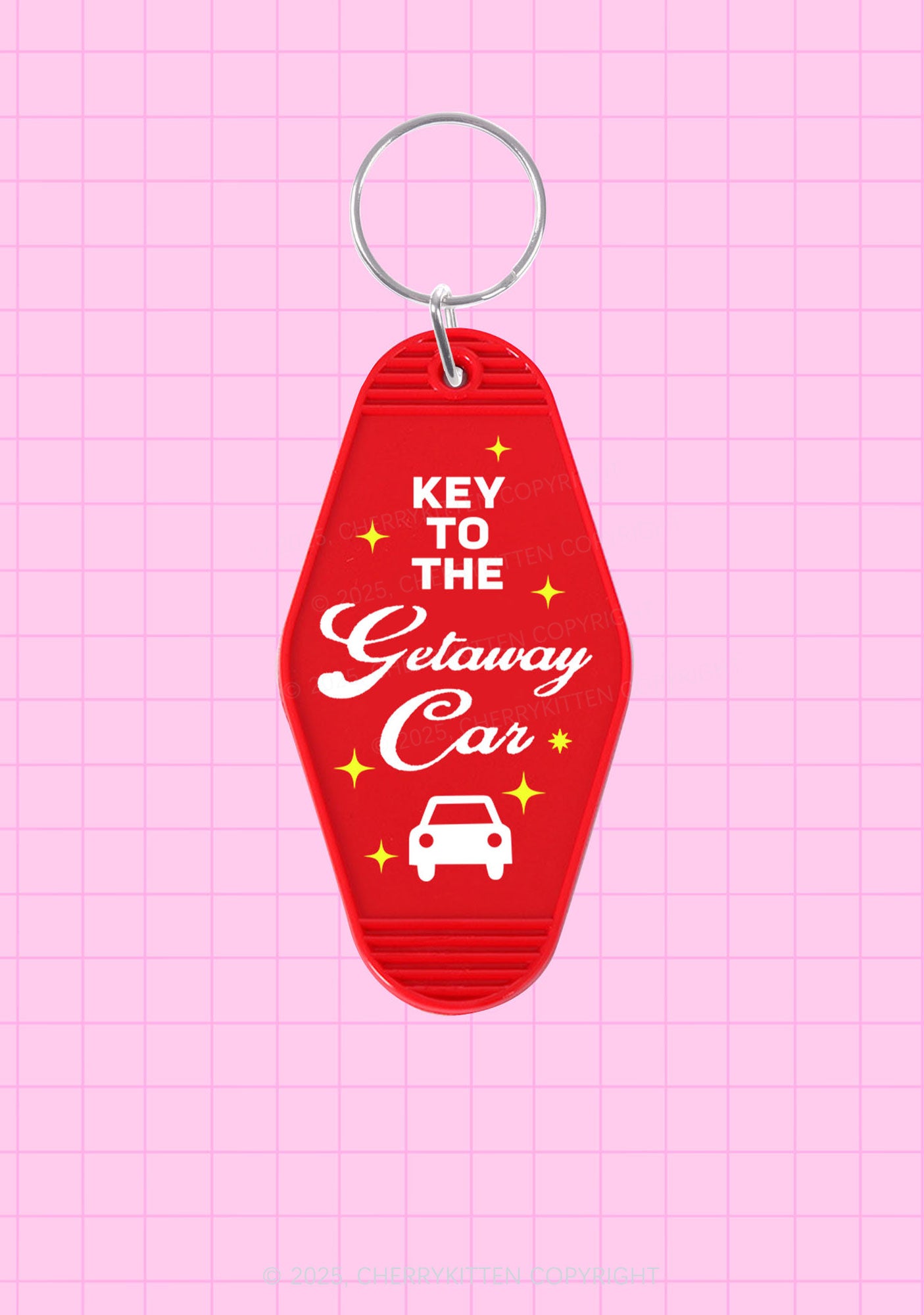 The Getaway Car 1Pc Y2K Hotel Keychain Cherrykitten