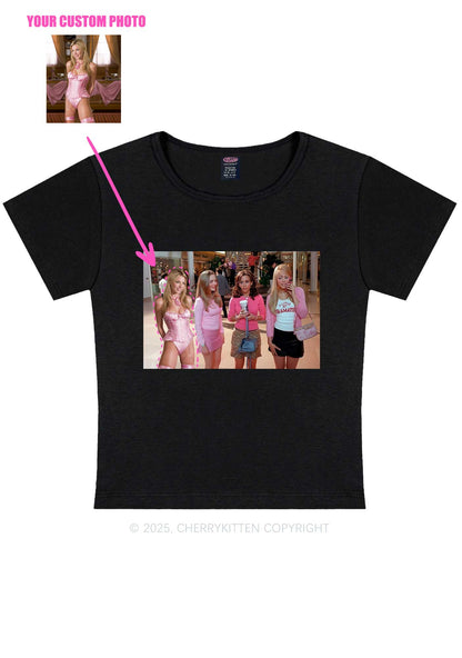Custom Girls Movie Y2K Baby Tee Cherrykitten