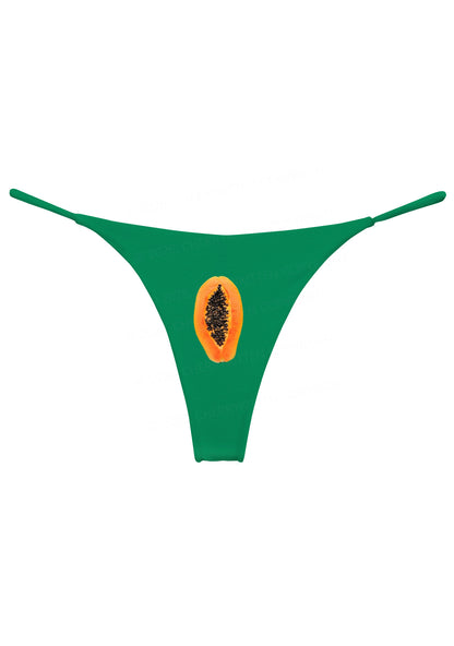 Half A Papaya Pride Y2K Bikini String Thong Cherrykitten