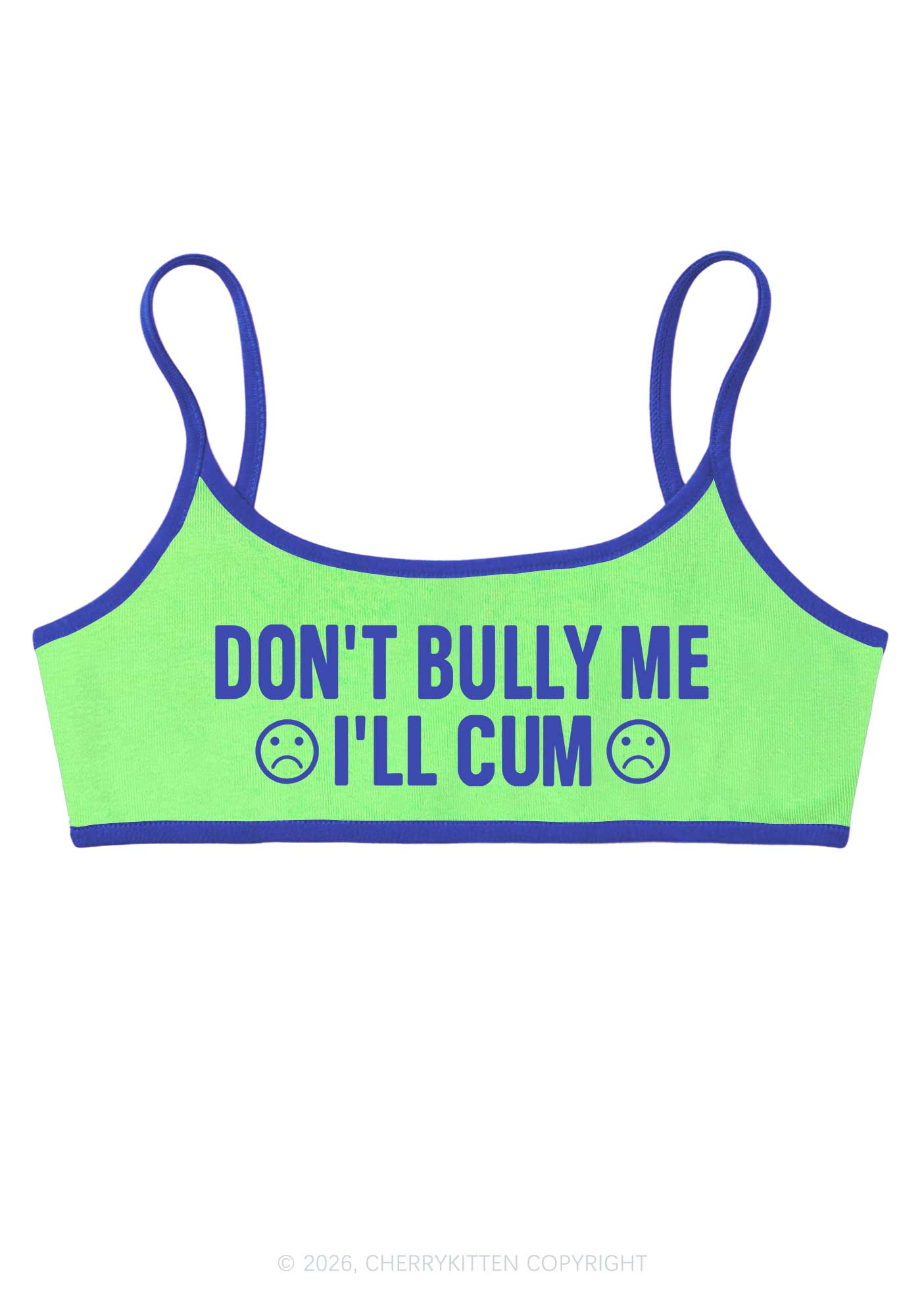 Dont Bully Me Y2K Super Crop Cami Cherrykitten