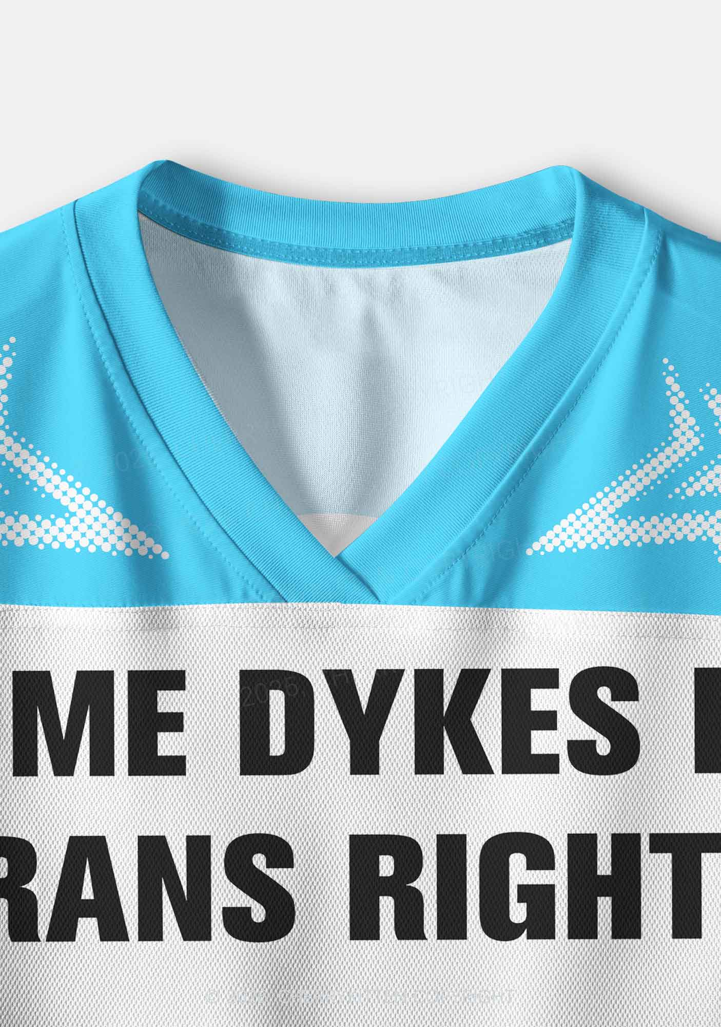 Femme Dykes For Trans Rights Pride Y2K Crop Sport Jersey Shirts Cherrykitten