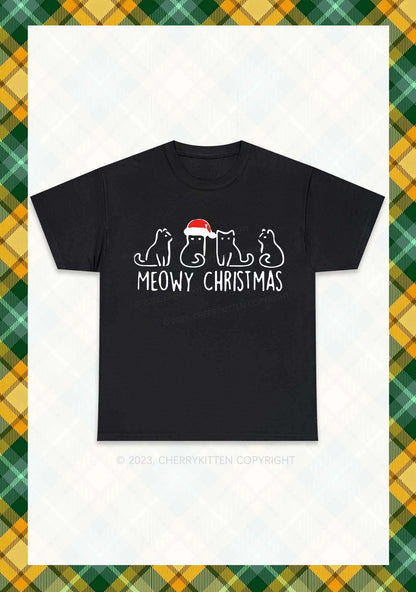 Meowy Christmas Chunky Shirt Cherrykitten