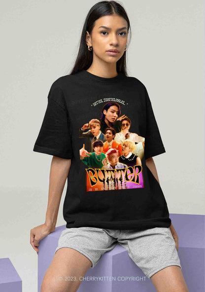 Hotter Bangtan Kpop Y2K Chunky Shirt Cherrykitten