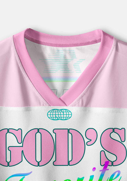Rainbow Stripe Gods Favorite Fag Pride Y2K Crop Sport Jersey Shirts Cherrykitten