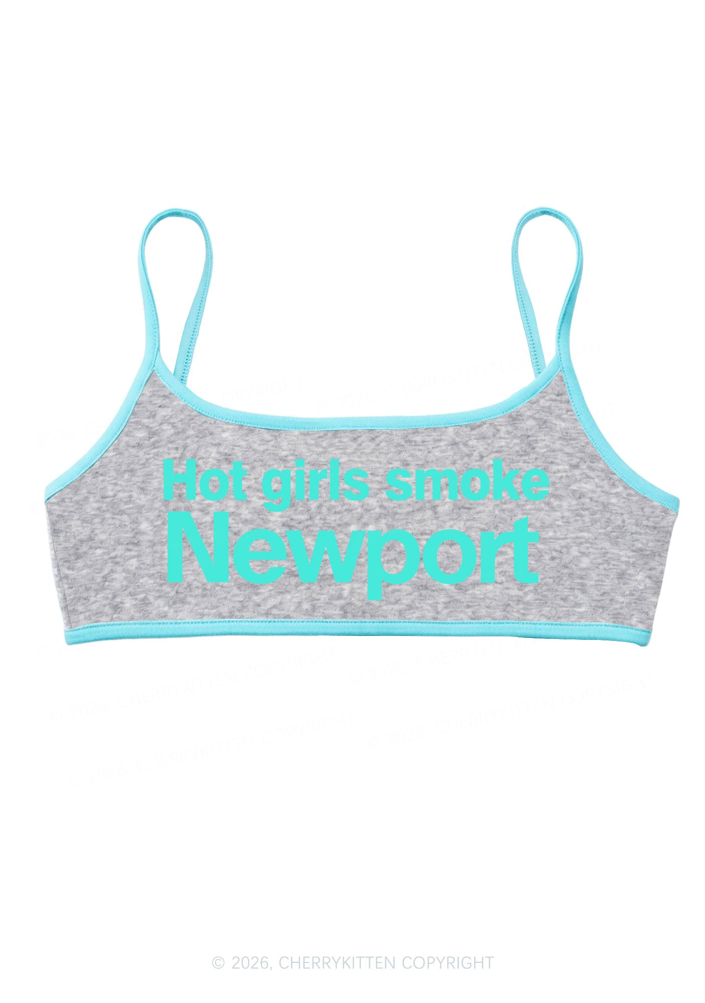 Hot Girls Smoke Y2K Super Crop Cami Cherrykitten