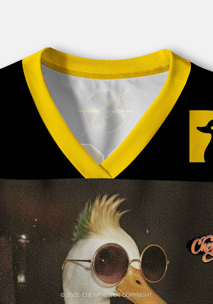 Sunglasses DJ Duck Y2K Crop Sport Jersey Shirts Cherrykitten