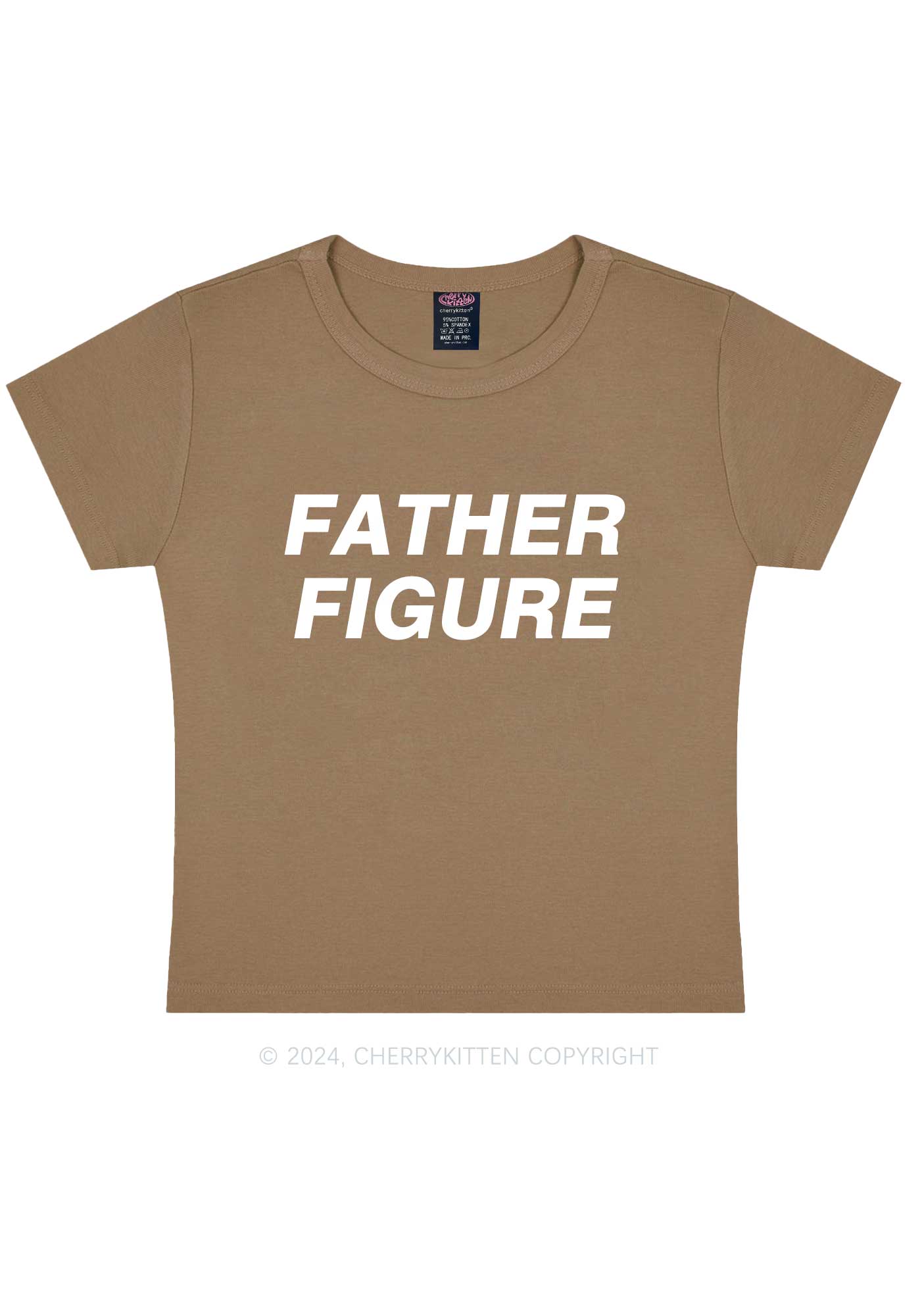 Father Figure Y2K Baby Tee Cherrykitten