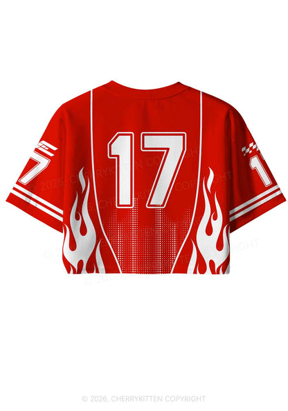 Hot Girls Love Girls Pride Y2K Crop Sport Jersey Shirts Cherrykitten