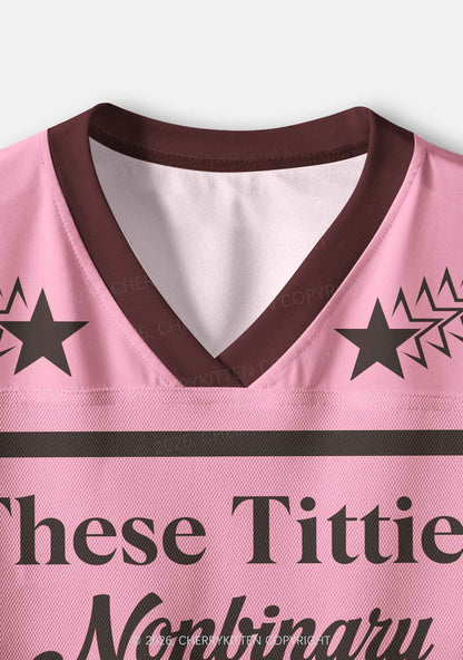 These Txtties Nonbinary Too Pride Y2K Crop Sport Jersey Shirts Cherrykitten