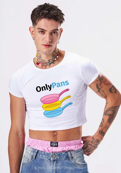 Only Pans Pride Y2K Baby Tee Cherrykitten