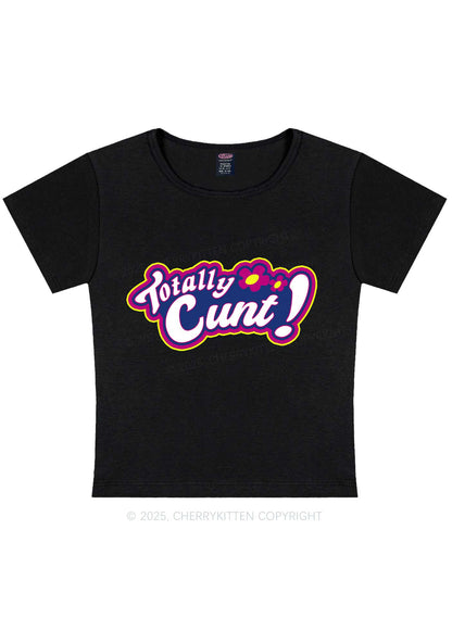 Totally Cxxt Y2K Baby Tee Cherrykitten