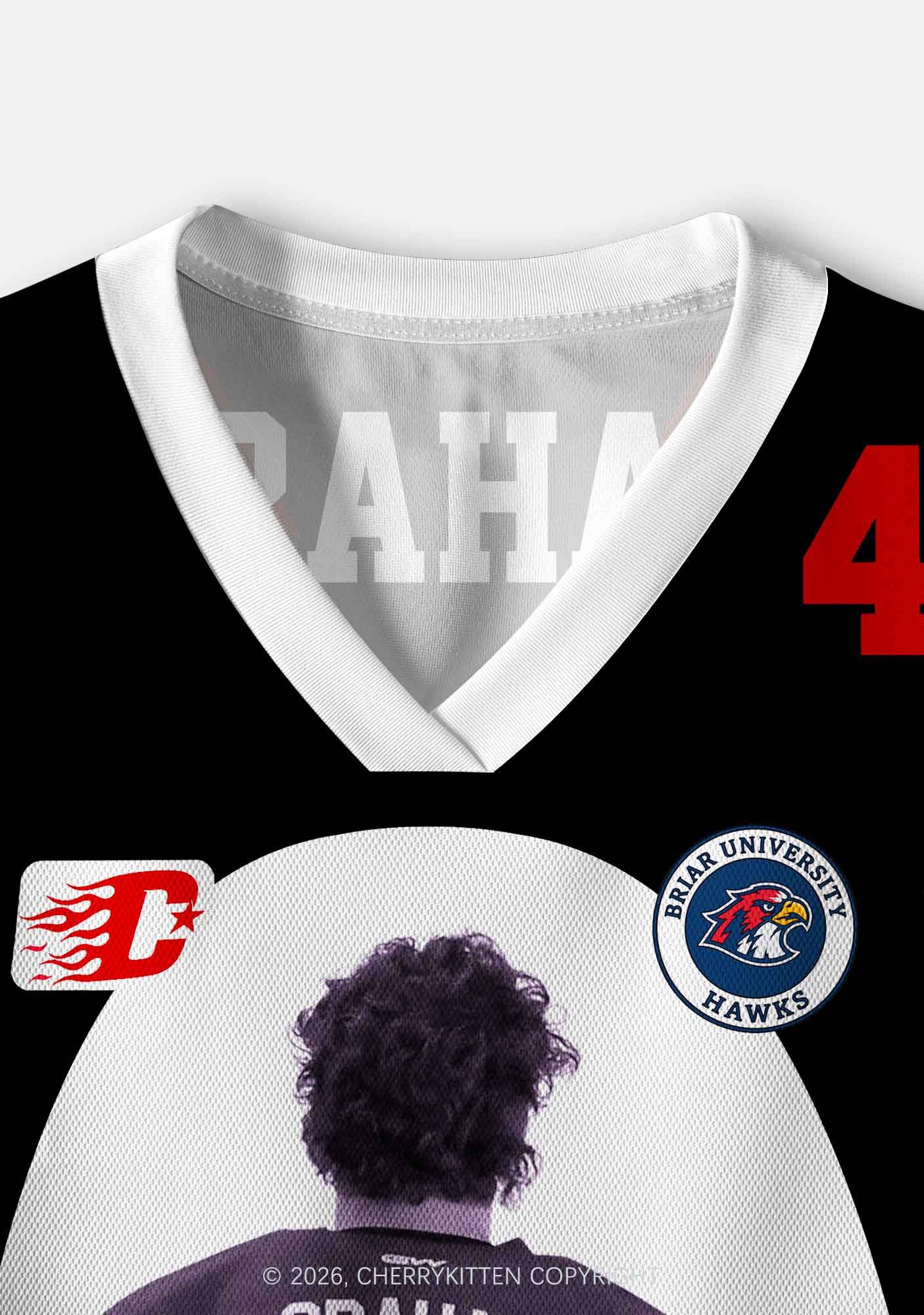 Hockey Player GG Y2K Crop Sport Jersey Shirts Cherrykitten