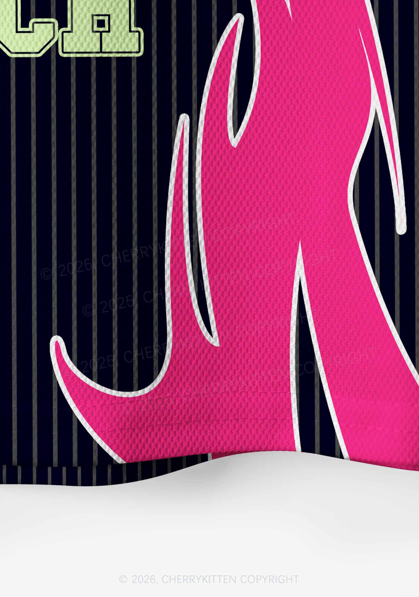 I Put The Bi In Bxxch Pride Y2K Crop Sport Jersey Shirts Cherrykitten