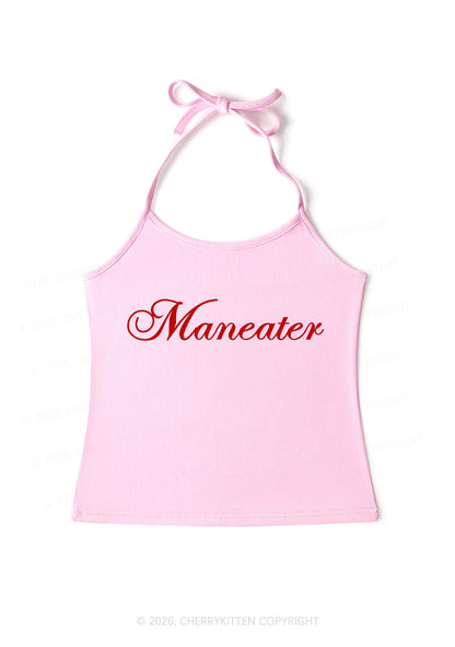 Maneater Y2K Halter Neck Cami Cherrykitten