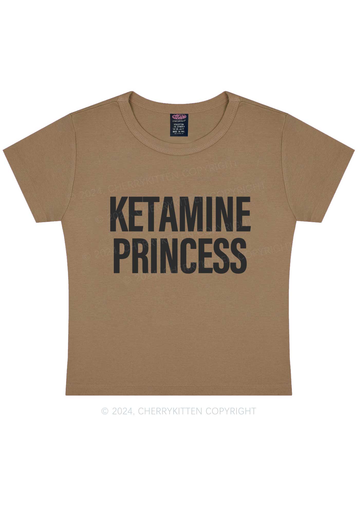 K Princess Y2K Baby Tee Cherrykitten