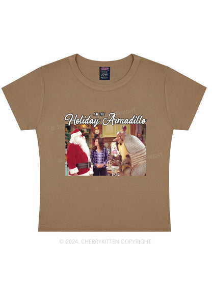 Christmas Holiday Y2K Baby Tee Cherrykitten
