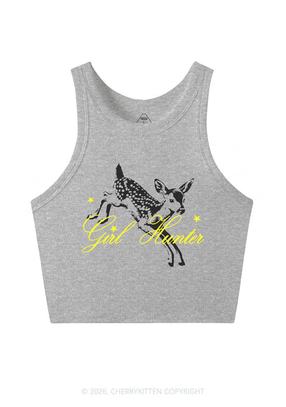 Girl Hunter Deer Pride Y2K Crop Tank Top Cherrykitten