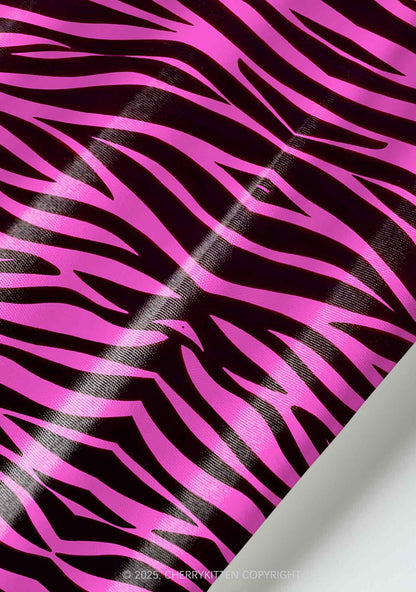 Pink Zebra Y2K Pet Shirts Cherrykitten