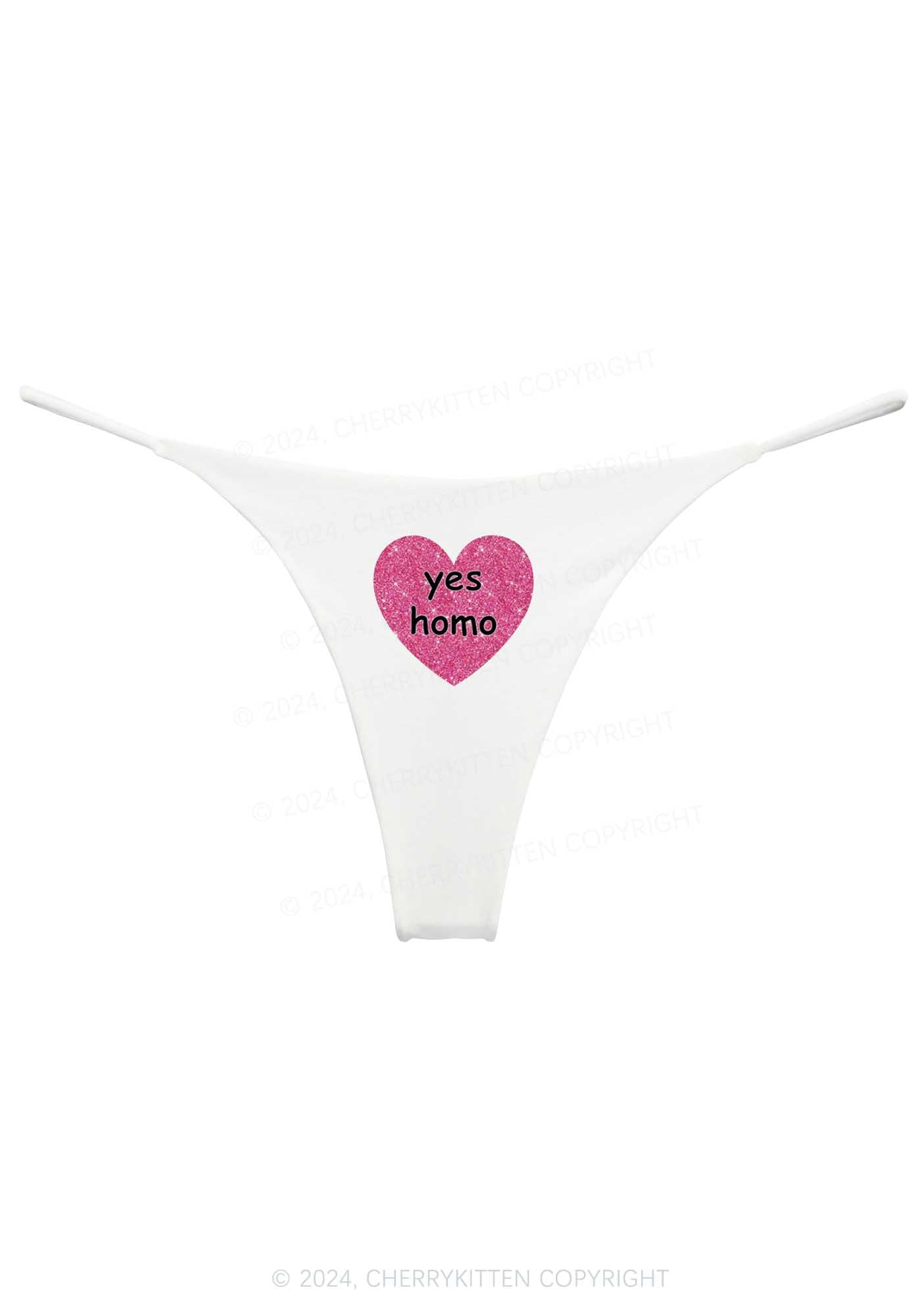 Yes Homo Y2K Bikini String Thong Cherrykitten