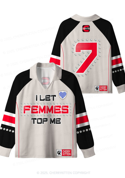 Femmes Top Me Pride Y2K Sport Long Sleeve Jersey Shirts Cherrykitten