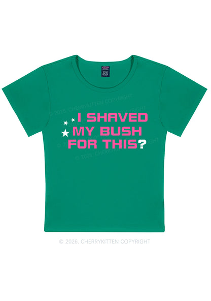Shaved My Bush For This Y2K Baby Tee Cherrykitten