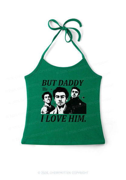 Daddy I Love Luigi Y2K Halter Neck Cami Cherrykitten