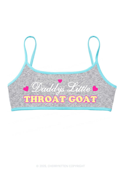 Daddys Little Throat Goat Y2K Super Crop Cami Cherrykitten