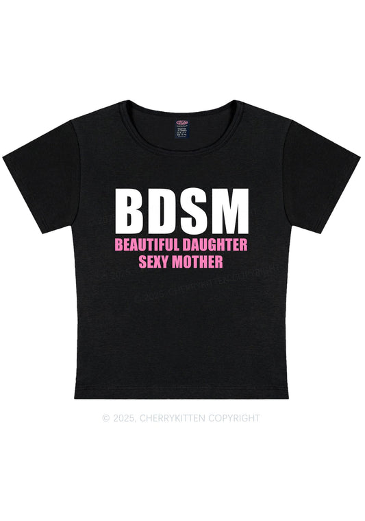 BDSM Daughter Mother Y2K Baby Tee Cherrykitten