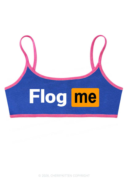 Flog Me Y2K Super Crop Cami Cherrykitten