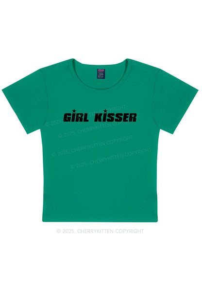 Girl Kisser Star Y2K Baby Tee Cherrykitten