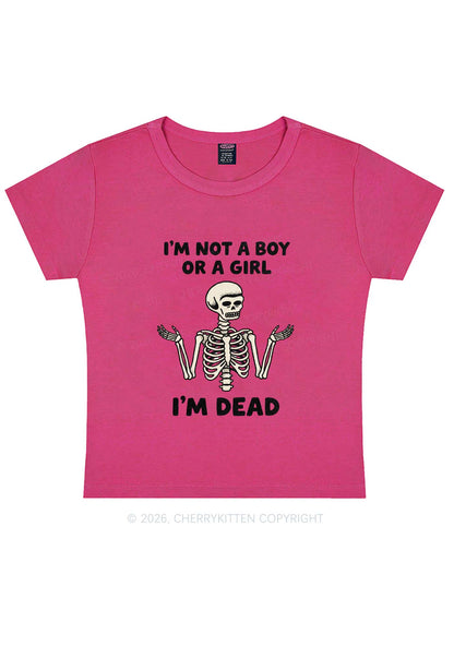 Im Not A Boy Or A Girl Pride Y2K Baby Tee Cherrykitten