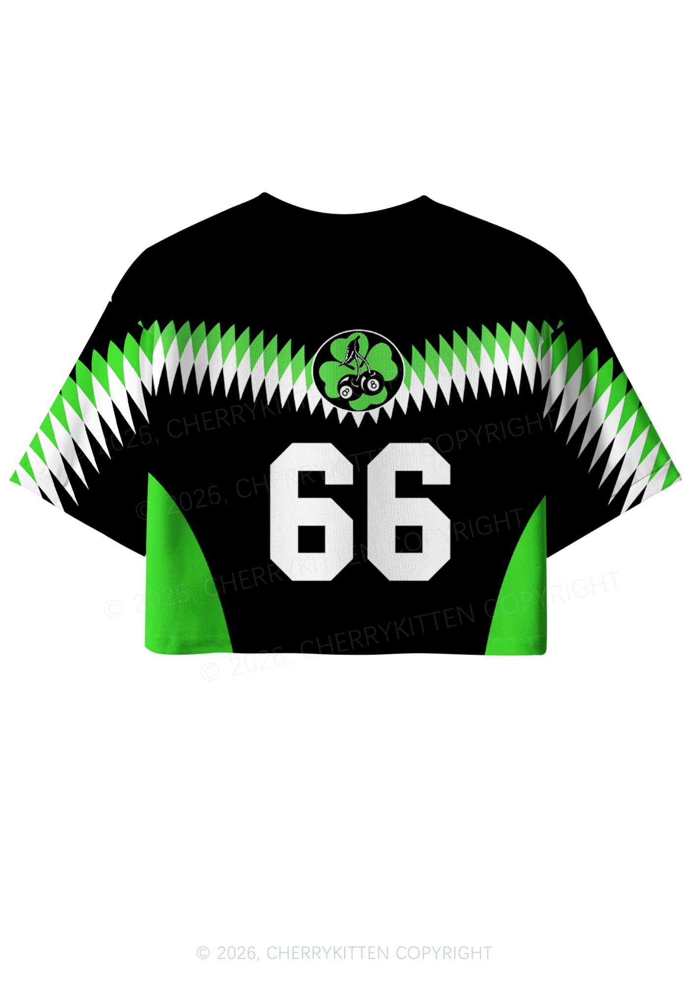 Custom I Cxm Green Today St Patricks Y2K Crop Sport Jersey Shirts Cherrykitten