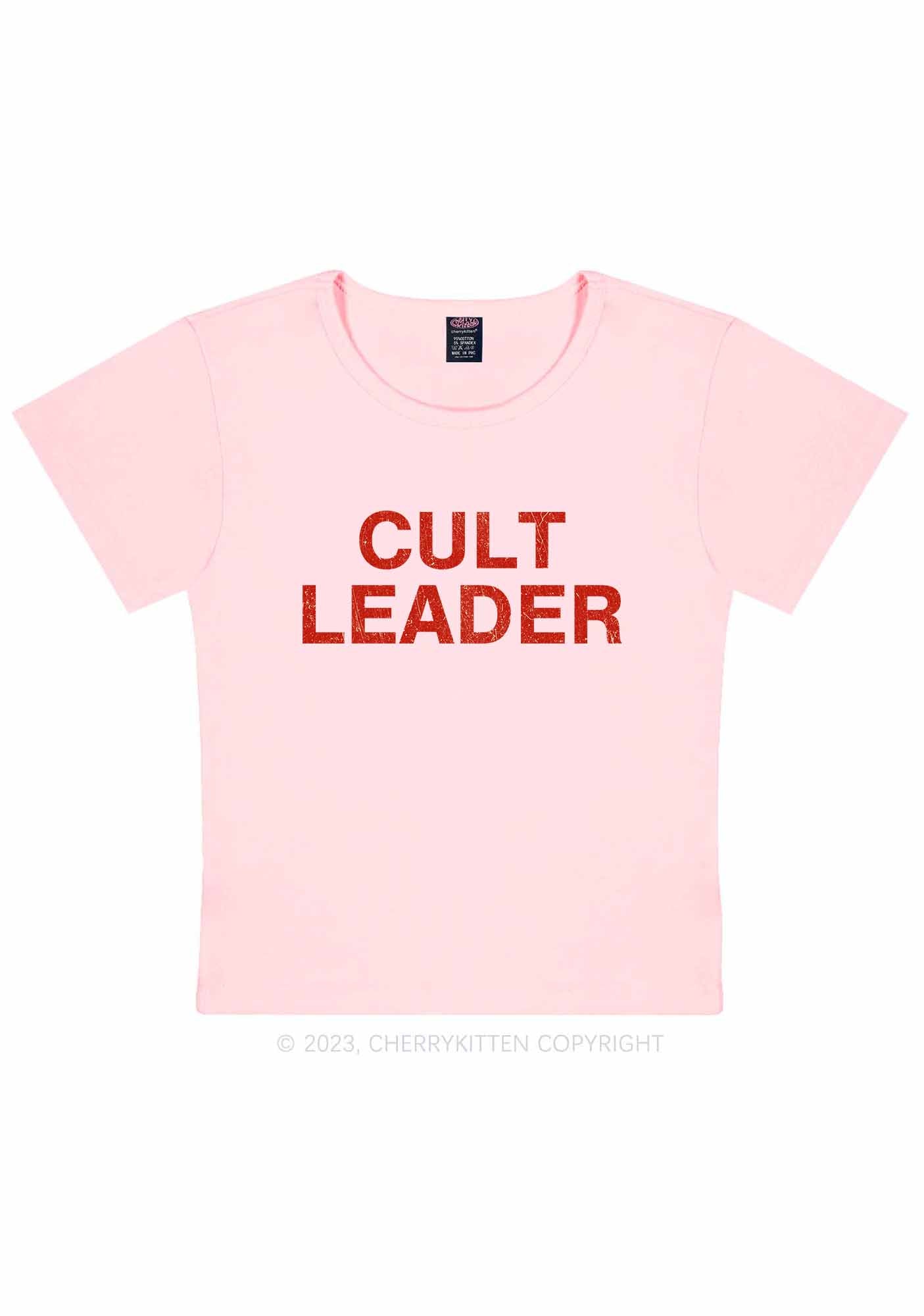 Cut Leader Y2K Baby Tee Cherrykitten