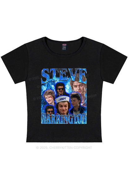 SH Blue Blaze Y2K Baby Tee Cherrykitten