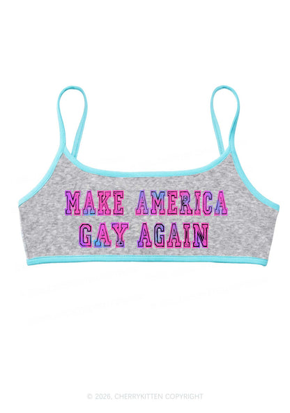 Make America Gay Again Y2K Super Crop Cami Cherrykitten