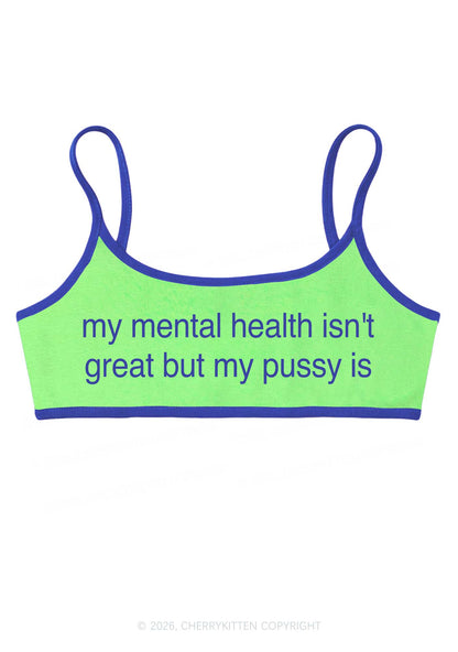 Great Mental Health Y2K Super Crop Cami Cherrykitten