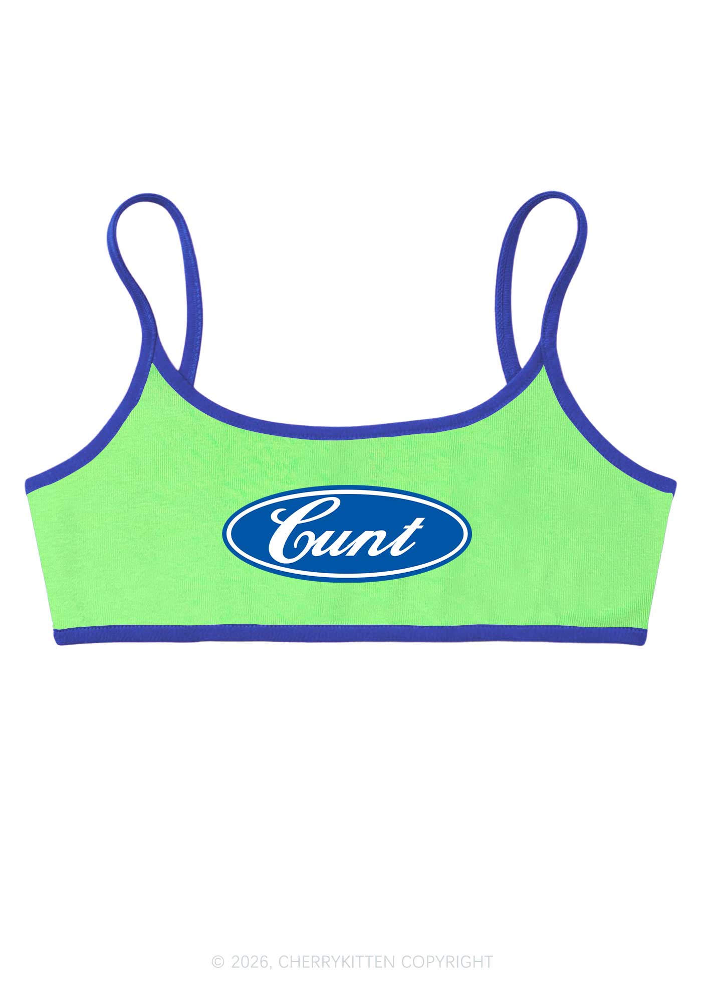 Oval Cxxt Y2K Super Crop Cami Cherrykitten