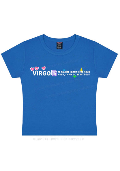 I'm A Virgo Y2K Baby Tee Cherrykitten
